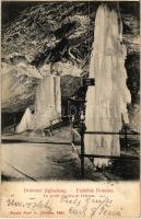 1909 Dobsina, Dobschau; Dobsinai jégbarlang, oltár / ice cave interior (fl)