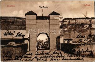 1911 Lőcse, Levoca; Közép kapu. Kiadja Singer E. / gate (EK)