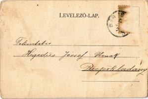 1903 Sárospatak, Rákóczi vár, kastély. Trócsányi B. kiadása (EB)