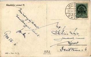 1916 Kárpátaljai sorozat 19. / Zakarpattia Oblast / Transcarpathia + kétnyelvű bélyegzés / bilingual...