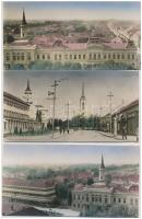 Óbecse, Stari Becej; 3 db modern használatlan képeslap az 1955-60-as évekből - 3 modern unused postcards from 1955-60