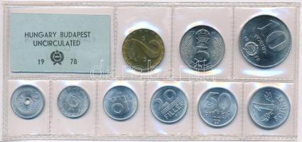 1978. 2f-10Ft (9xklf) forgalmi sor lezárt fóliatokban T:1 Adamo FO11