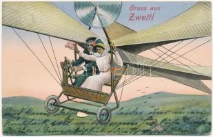 14 db RÉGI motívum képeslap kis albumban: saját kézzel rajzolt tábori posta, üdvözlőlapok, pár litho...