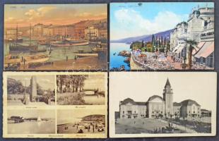 kb. 250 db főleg RÉGI képeslap: magyar és külföldi városok és motívumok / Cca. 250 mostly pre-1945 postcards: Hungarian and European towns and motives