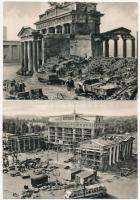 5 db MODERN képeslap 1961-ből, Brandenburgi kapu építése Berlinben, a fal előtti szögesdróttal / 5 m...