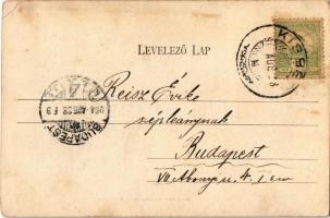 1904 Kisbér, Pokol domb. Kiadja Haftl Kálmán (EK)