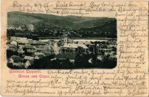 1899 Lippa, Lipova; látkép. Kiadja Josef Zach / general view (EK)