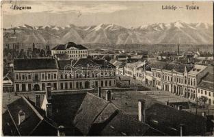 1918 Fogaras, Fagaras; látkép. Kiadja Fleissig Jakab / general view (EK)