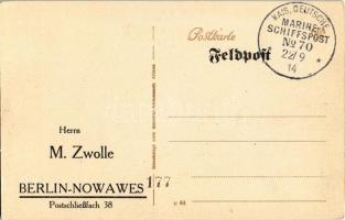 Kapitän-Leutnant Weddigen, Kaiserliche Marine / Otto Weddigen, German U-boat commander. Art Nouveau,...