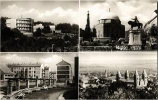 58 db MODERN magyar városképes lap a 60-as évektől / 58 MODERN Hungarian town-view postcards from th...