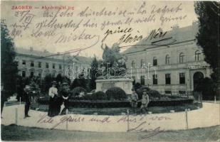 Zagreb, Zágráb - 5 db régi városképes lap / 5 pre-1945 town-view postcards