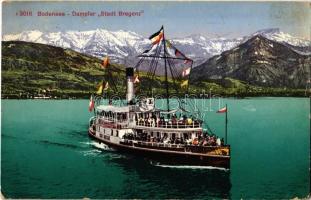 4 db régi hajó motívumlap / 4 pre-1945 ship motive cards