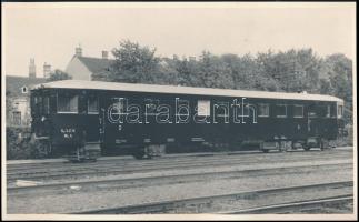 cca 1940-1950 Gy.S.E.V. Ma. 4. vonat, fotó, 18×30 cm