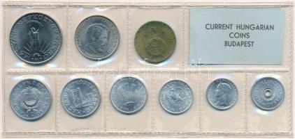 1972. 2f-10Ft (9xklf) érmés forgalmi sor fóliatokban T:1 patina Adamo FO5