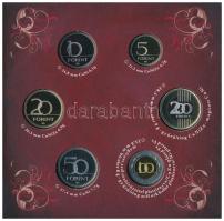 2014. 5Ft-200Ft (6xklf) forgalmi sor szettben + 2014. "Mária aranyforint" aranyozott Ag, j...