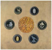 2012. 5Ft-200Ft (6xklf) forgalmi szett "Az első magyar aranyforint" + I. Károly aranyforin...