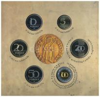 2012. 5Ft-200Ft (6xklf) forgalmi szett "Az első magyar aranyforint" + I. Károly aranyforin...