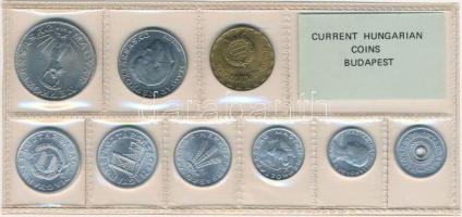 1982. 2f-10Ft (9xklf) érmés forgalmi sor fóliatokban T:1