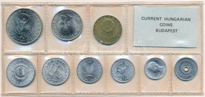 1980. 2f-10Ft (9xklf) érmés forgalmi sor fóliatokban T:1