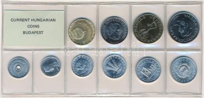 1986. 2f-20Ft (10xklf) érmés forgalmi sor fóliatokban T:1 Adamo FO19
