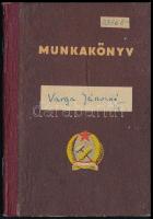 1940-1956 3 db okmány (népiskolai értesítő, munkakönyv, lakbérkönyv)