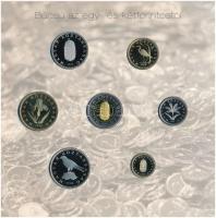 2008. 1Ft-100Ft (7xklf) darabos forgalmi sor "Búcsú az egy- és kétforintostól" dísztokos s...