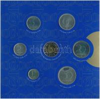 2000. 1Ft-100Ft (7xklf) + 200Ft "Millenium" szettben, "Magyarország Pénzérméi" s...