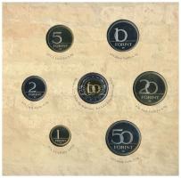 2005. 1Ft-100Ft (7xklf) forgalmi sor szettben + 2005. 10Ft "József Attila" T:PP 
Adamo FO...