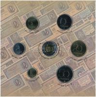 2002. 1-100Ft (7xklf) forgalmi sor szettben + 2002. 100Ft "Kossuth" T:BU 
Adamo FO35