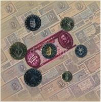 2002. 1-100Ft (7xklf) forgalmi sor szettben + 2002. 100Ft "Kossuth" T:BU 
Adamo FO35