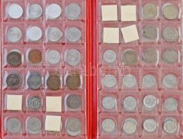 1892-1989. 394db-os forgalmi érme gyűjtemény, 5db kisalakú berakóban T:vegyes