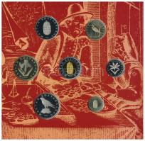 2001. 1Ft-100Ft (7xklf) forgalmi sor dísztokban, "Magyarország pénzérméi" sorozat T:PP
Ad...