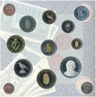 1997. 50f-200Ft (10xklf) forgalmi sor, benne 200Ft Ag "Deák", karton díszcsomagolásban T:P...