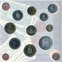 1997. 50f-200Ft (10xklf) forgalmi sor, benne 200Ft Ag "Deák", karton díszcsomagolásban T:B...