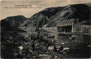 Targu Ocna, Aknavásár; Podul de fier si tunelul de la Mosoara, drumul spre Palanca / railway bridge and tunnel (EK)