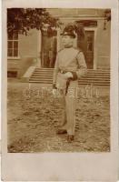 1912 Császár vadász Trientben / Austro-Hungarian K.u.K. military, member of the Kaiserjäger Regiment in Trento. photo