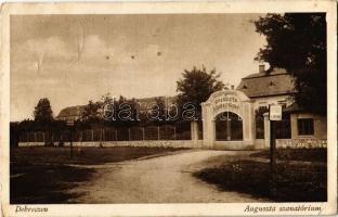 1928 Debrecen, Auguszta szanatórium (Rb)