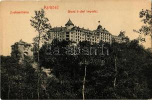 Karlovy Vary, Karlsbad; Drahtseilbahn, Grand Hotel Imperial / Cable Railway