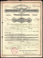 1903 Biztosítási kötvény