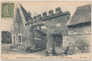 6 db RÉGI francia városképes lap / 6 pre-1945 French town-view postcards: Rouen, Oissel, Le Mont Sai...