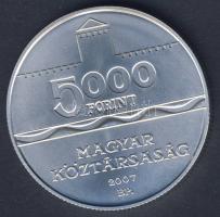 2007. 5000Ft Ag "Gyulai Vár" T:BU Csak 4000db! Tanúsítvánnyal!