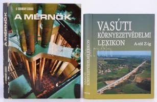 Vegyes nagyrészt vasúti könyveket tartalmazó tétel, kb. 30 db, közte egy-két más jellegű témájú köny...