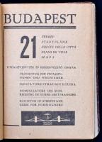 Budapest, 21 térkép, utcanévjegyzék és idegenvezető címtár. Összeáll.: Gáll Pongrácz. Bp., 1942, Hel...