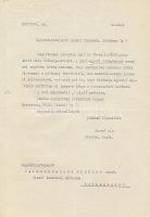 1946 Mindszenty József hercegprímás aláírása levélen