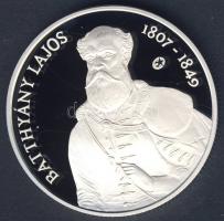 2007. 5000Ft Ag "Batthyány Lajos" T:PP Tanúsítvánnyal!