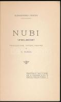 Alessandro Petőfi: Nubi (Felhők). Mantova, 1906. Mondovi & Fig. Kiadói papírkötésben