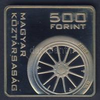 2005. 500Ft "100 éves az első magyar autó" T:PP Csak 10000db! Tanúsítvánnyal!