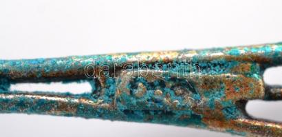 Ezüst(Ag) miniatűr csengő, jelzett, h: 4,5 cm, nettó: 4,6 g