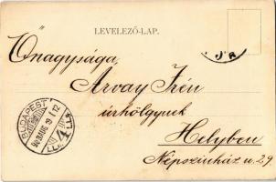 1903 Budapest V. Lipótváros, Zoltán Béla Gyógyszertára. Sétatér utca 1. (ma Bank utca)
