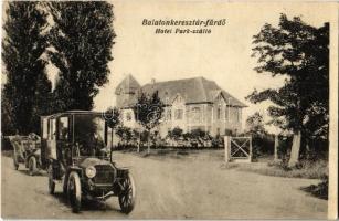 Balatonkeresztúr, Hotel Park szálló, autómobilok